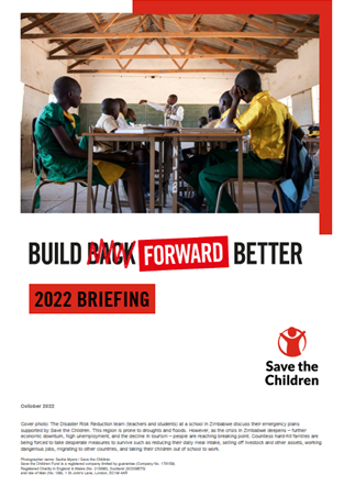 Build Forward Better flyer