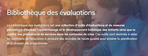 Bibliothèque des évaluations