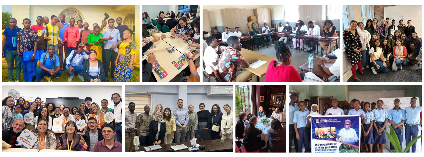 Photos from INEE Meet-Ups
