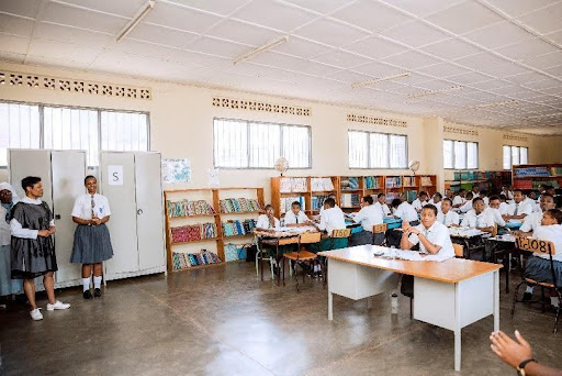 girls in a classroom 