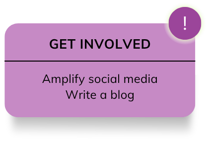 Get involved! Amplify social media. Write a blog.