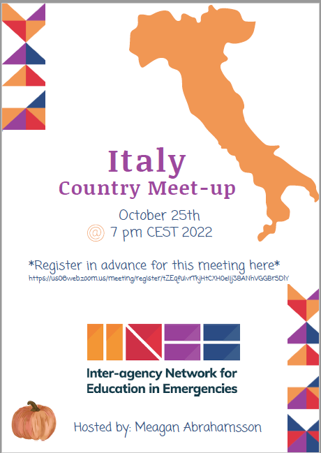 INEE Italy Oct Meet-up Poster_