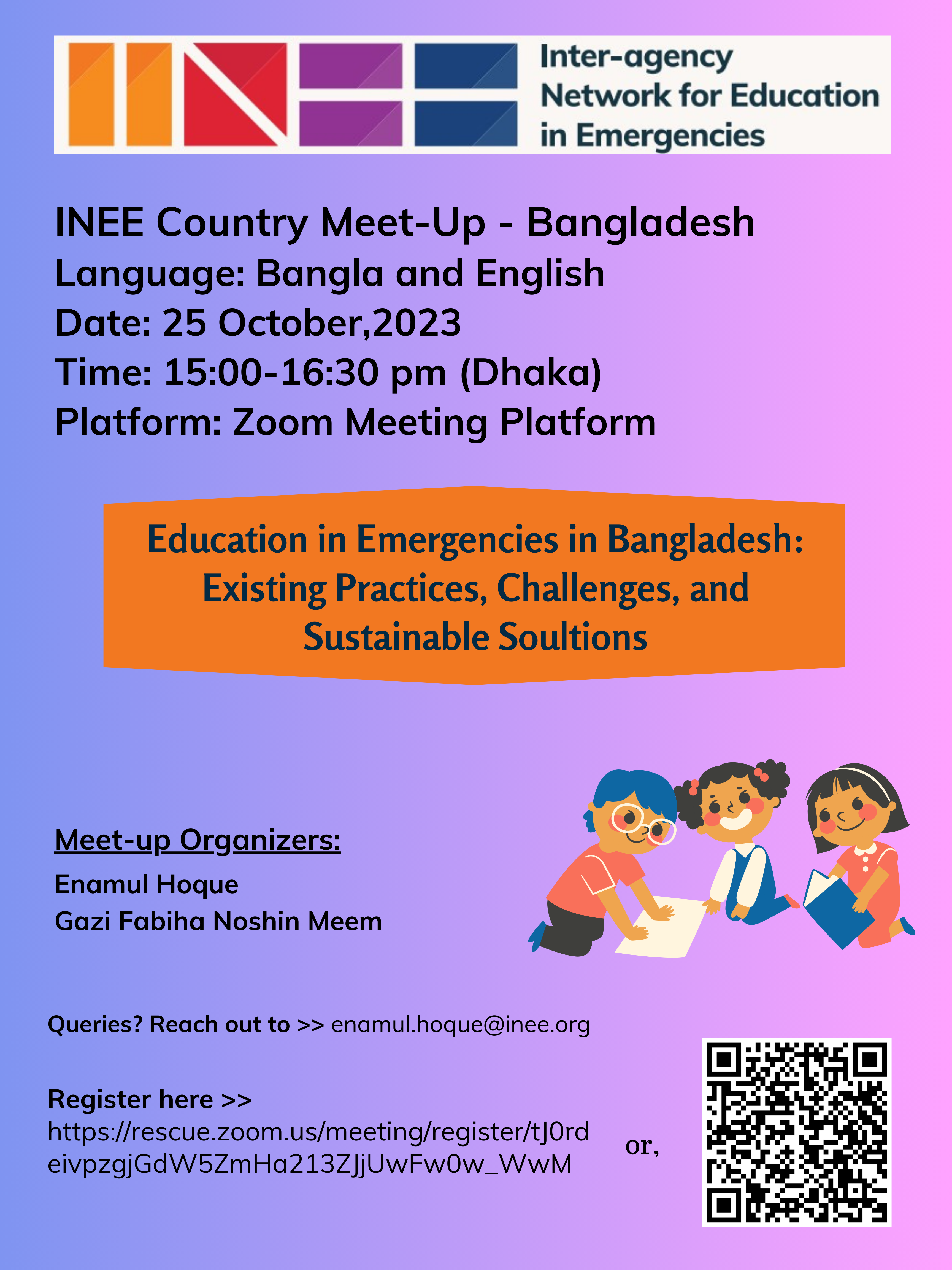 INEE Meet Up - Bangladesh