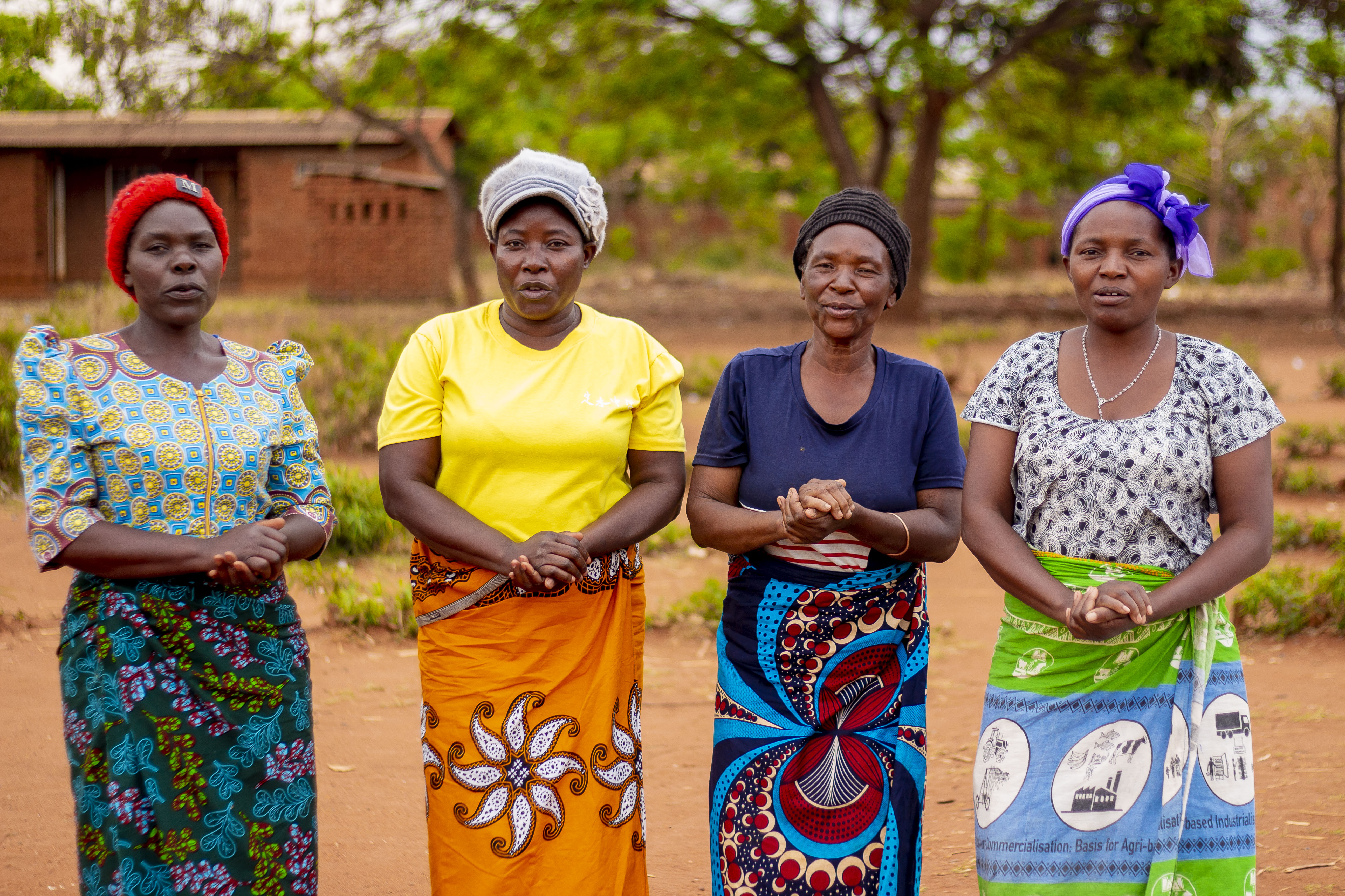 Learning Centre Management Committee (LCMC) members in Link's TEAM Girl Malawi project