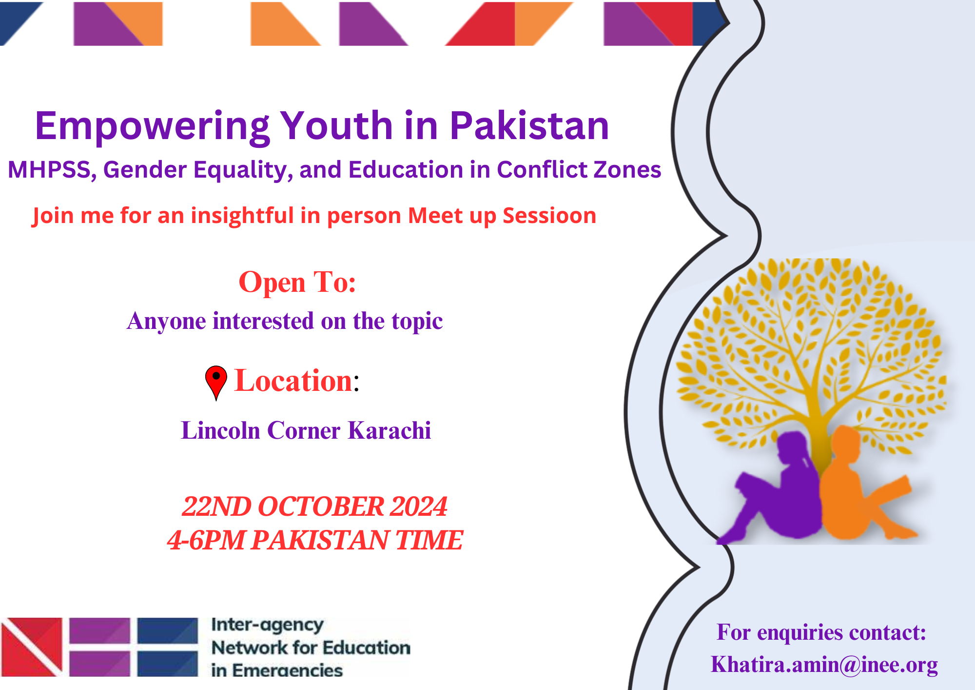 Pakistan meet-up poster