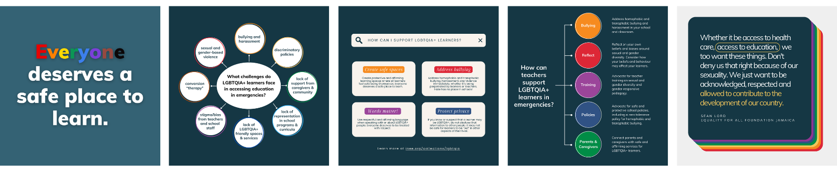 Example social media graphics
