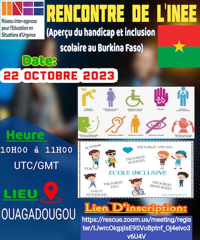 Rencontre école inclusive au Burkina Faso