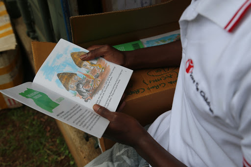 Story books for distribution in Uganda. Credit: Save the Children