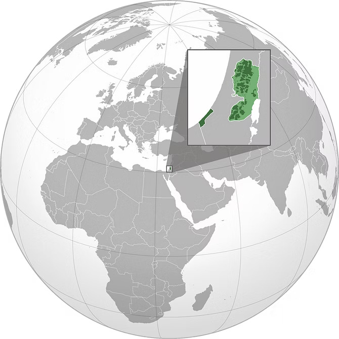 Palestine map