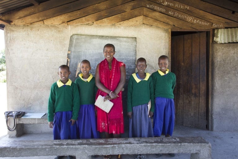 A group of young women smiling. 