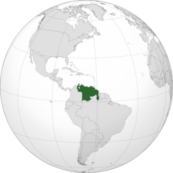 map of Venezuela